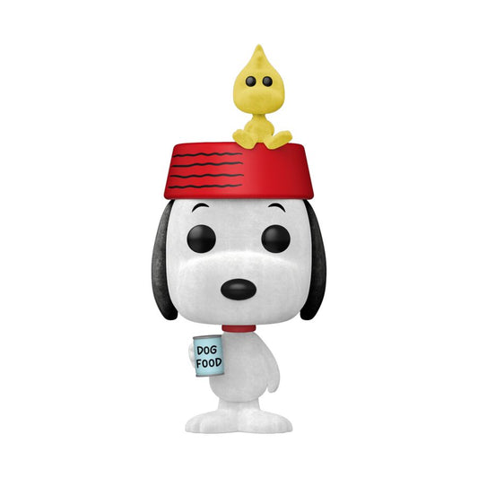 Peanuts - Snoopy with Woodstock Flocked Pop! Vinyl Vinyl