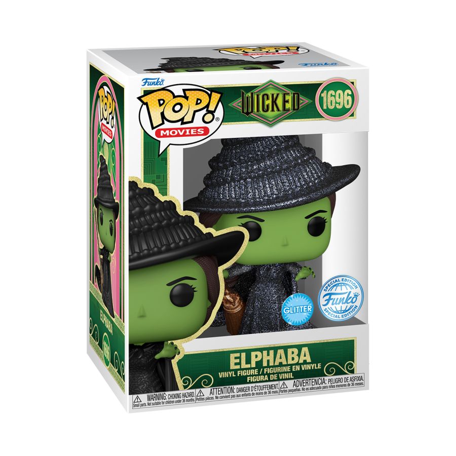 Wicked (2024) - Elphaba US Exclusive Glitter Pop! Vinyl