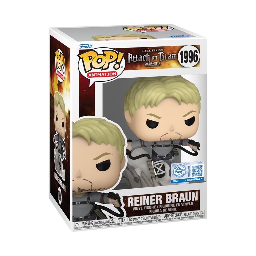 Attack on Titan - Reiner US Exclusive Pop! Vinyl