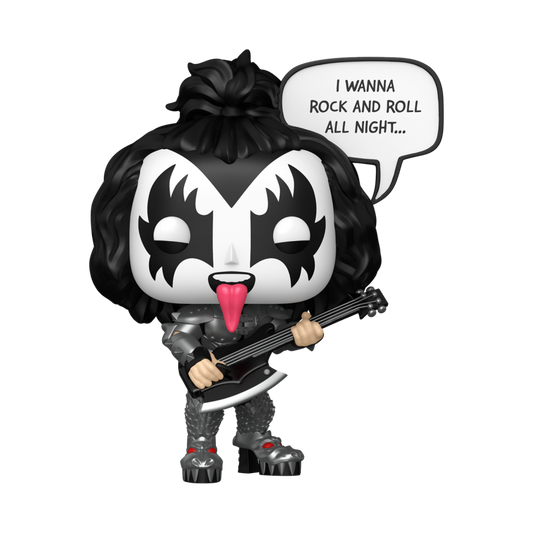 KISS - The Demon (Rock & Roll All Night) Pop! Vinyl Sayings