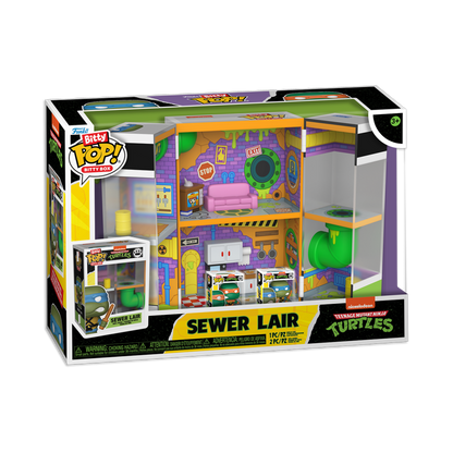 Teenage Mutant Ninja Turtles - Sewer Home Bitty Box Playset