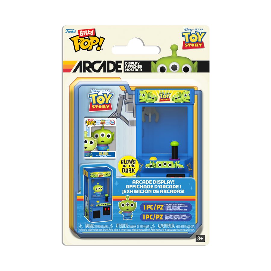 Toy Story - Alien (Glow) Bitty Arcade Claw Machine