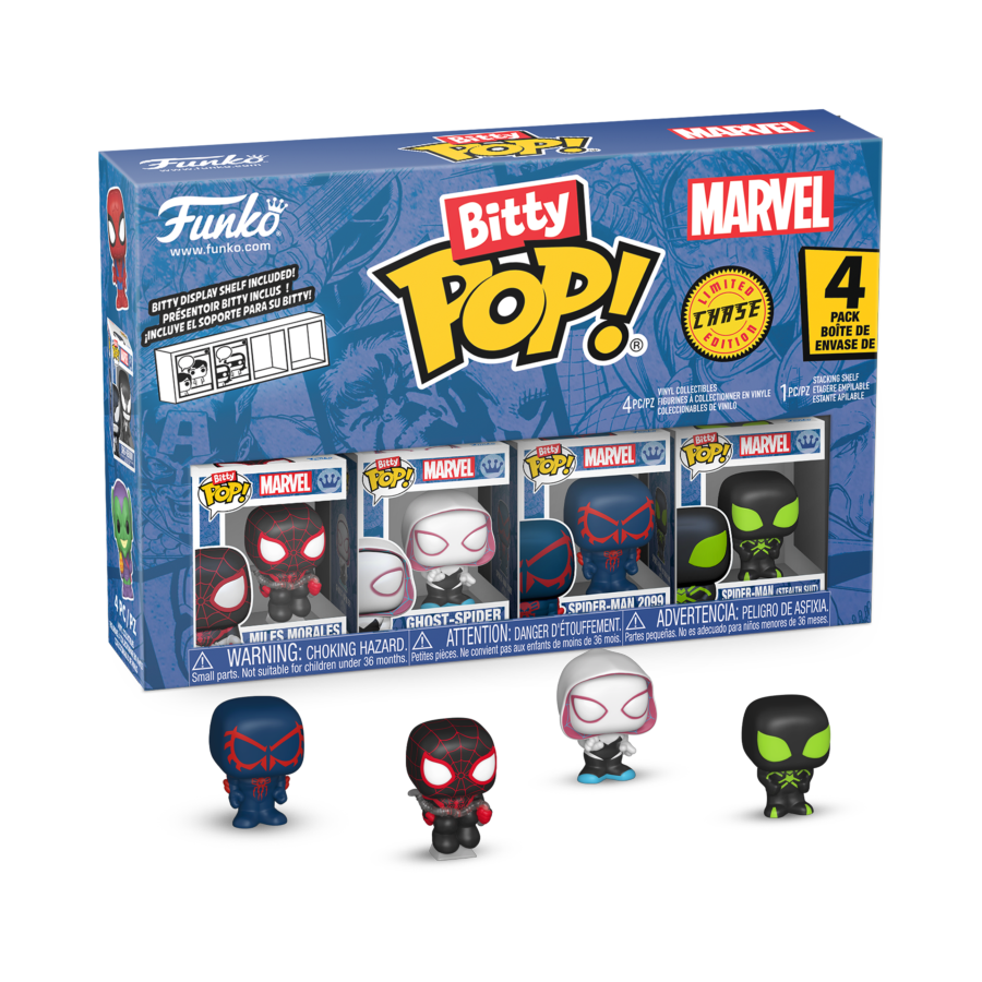 Spider-Man - Miles Morales Bitty Pop! 4-Pack