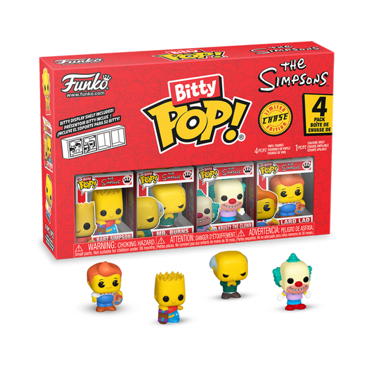 Simpsons - Bart Bitty Pop! 4-Pack