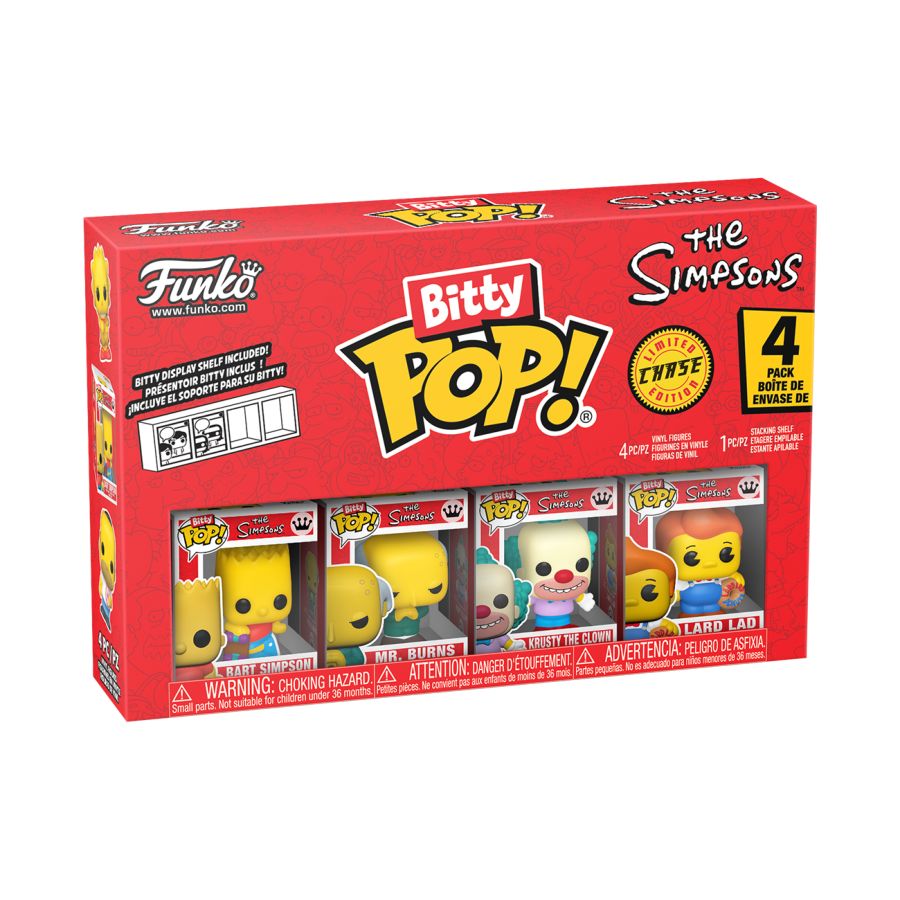 Simpsons - Bart Bitty Pop! 4-Pack