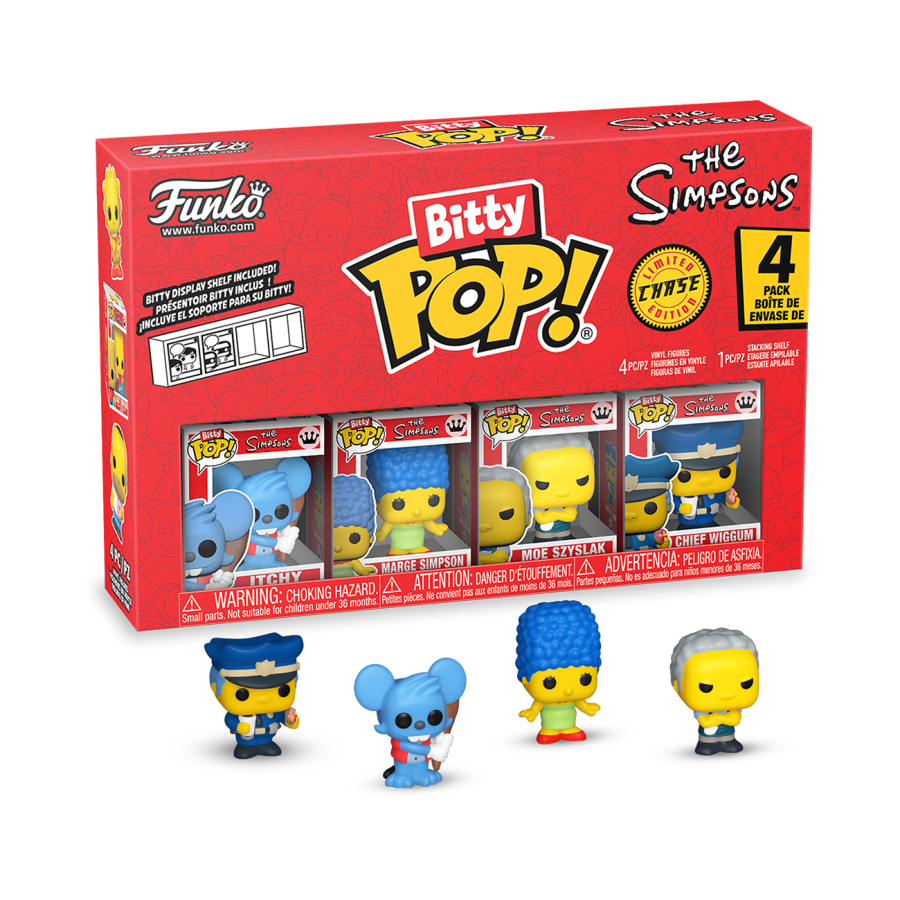 Simpsons - Itchy Bitty Pop! 4-Pack