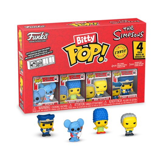 Simpsons - Itchy Bitty Pop! 4-Pack