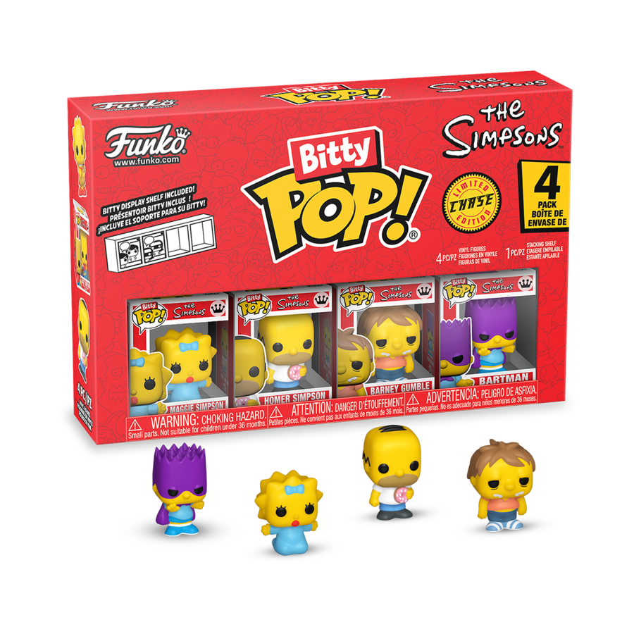 Simpsons - Maggie Bitty Pop! 4-Pack