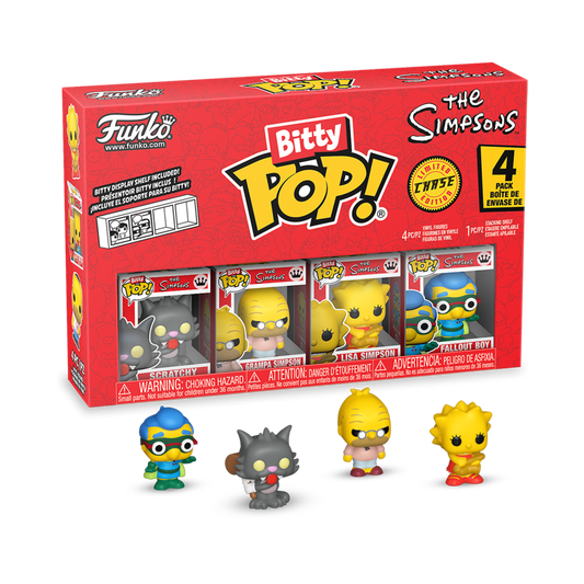Simpsons - Scratchy Bitty Pop! 4-Pack