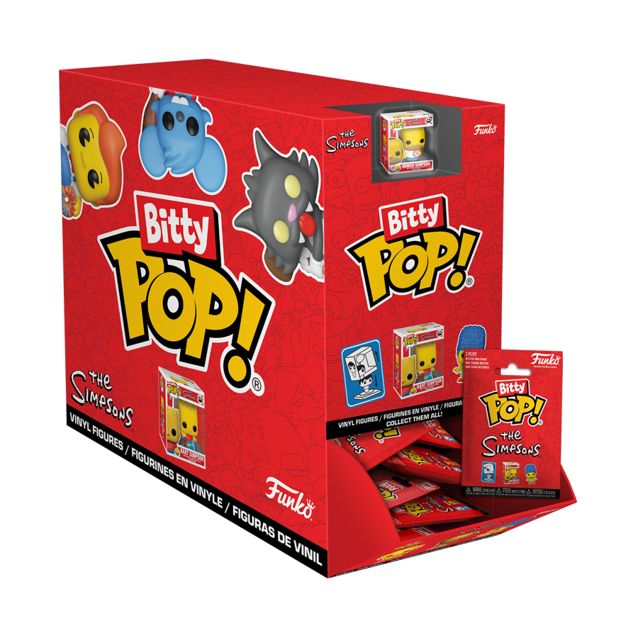 Bitty The Simpsons - Bitty Pop! Blind Bag Assortment (Display of 32) | Ozzie ...