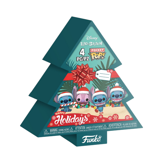 Lilo & Stitch - Holiday Tree Box Pocket Pop! 4-Pack