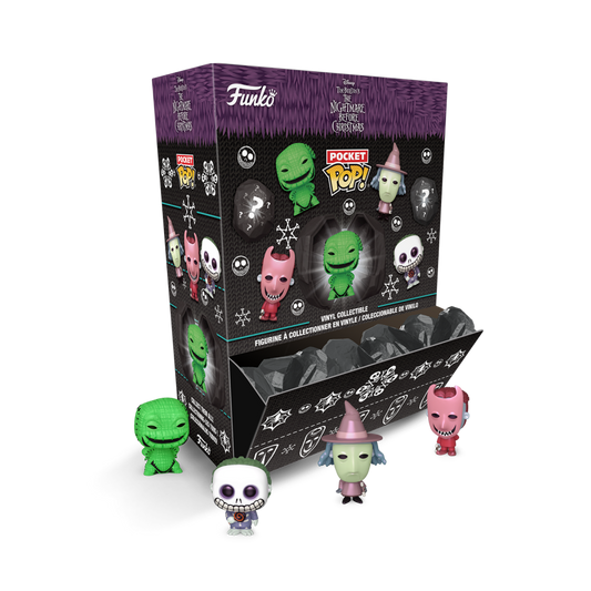 The Nightmare Before Christmas - Xmas Coal Capsule Pocket Pop! Blind Bags (Display of 12)