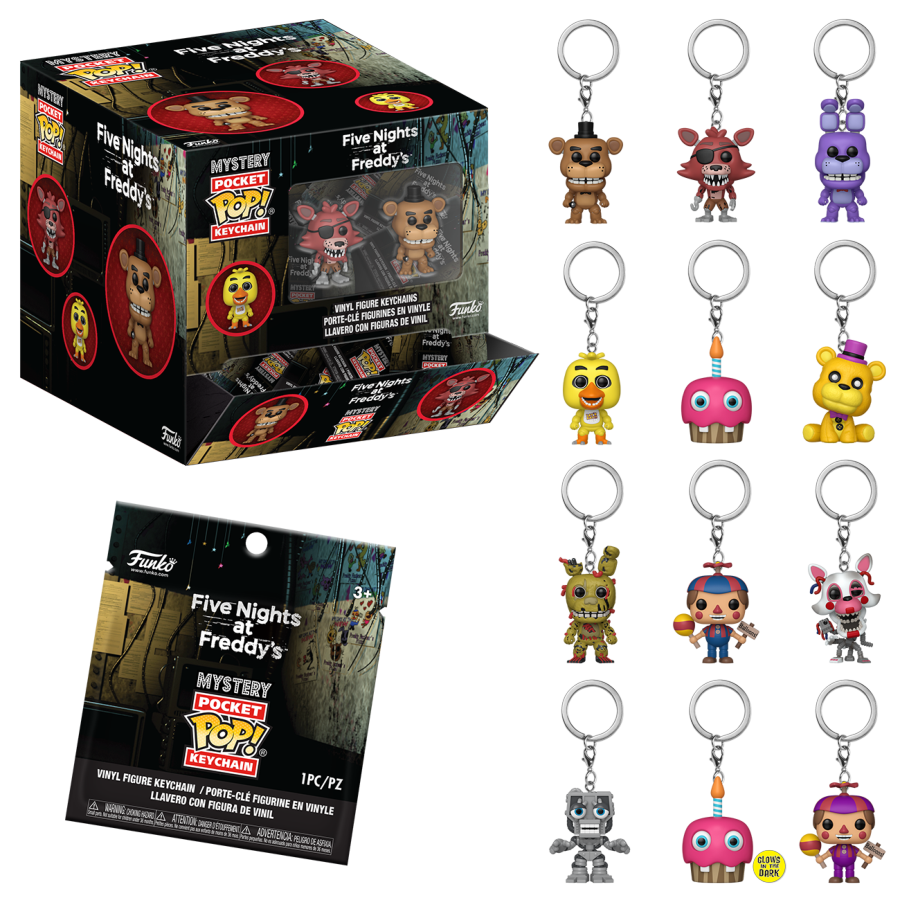 Five Nights At Freddy's: Help Wanted 2 - Pop! Keychain Assortment (Display of 12)