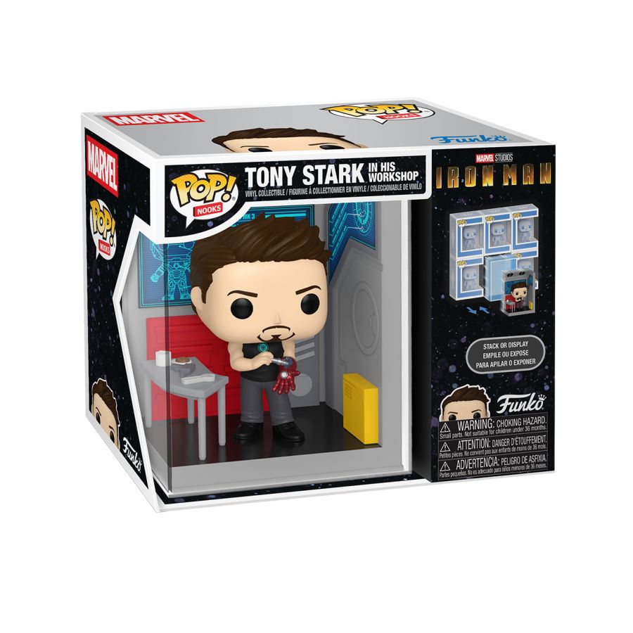 Iron Man (2008) - Tony Stark in Garage Pop! Nook