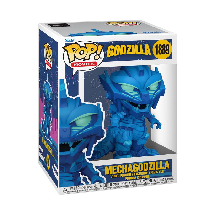 Godzilla: Retro Futurism - Mechagodzilla (Blue) Pop! Premium