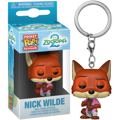 Zootopia 2 - Nick Wilde Pop! Keychain