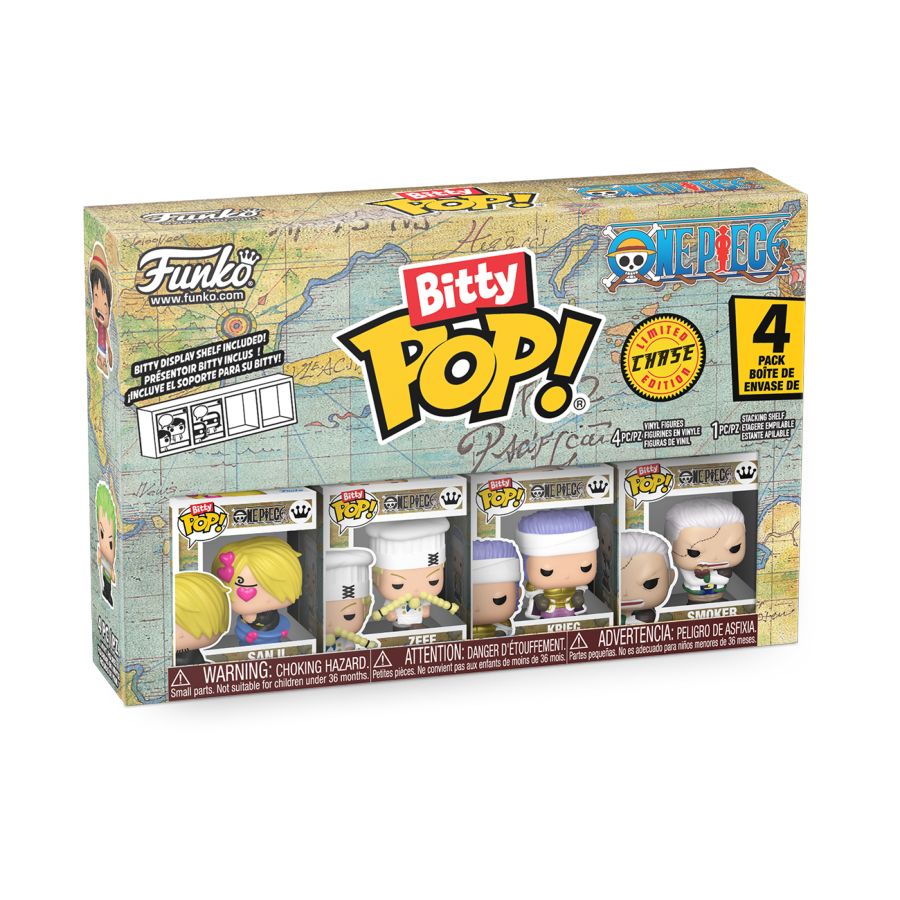 One Piece - Sanji Bitty Pop! 4-Pack