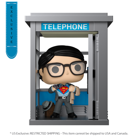 DC Comics - Superman in Phone Booth US Exclusive Pop! Deluxe