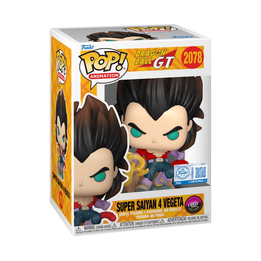 Dragon Ball: GT - Super Saiyan 4 Vegeta US Exclusive Flocked Pop! Vinyl