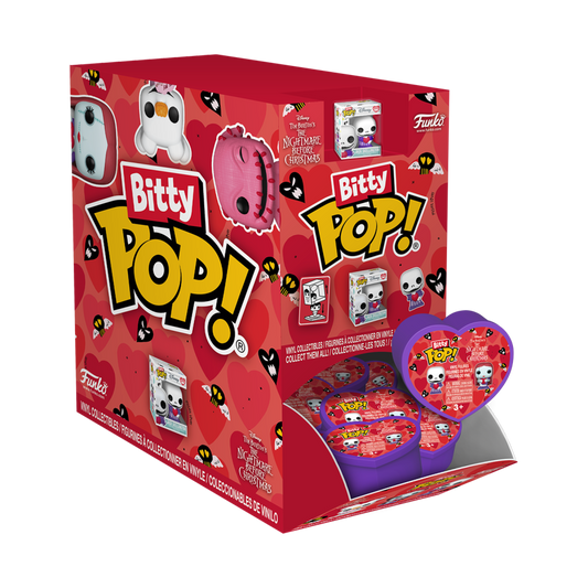 The Nightmare Before Christmas - Valentines Bitty Pop! Blind Bag Assortment (Display of 24)