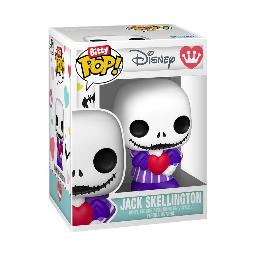 The Nightmare Before Christmas - Valentines Bitty Pop! Blind Bag Assortment (Display of 24)