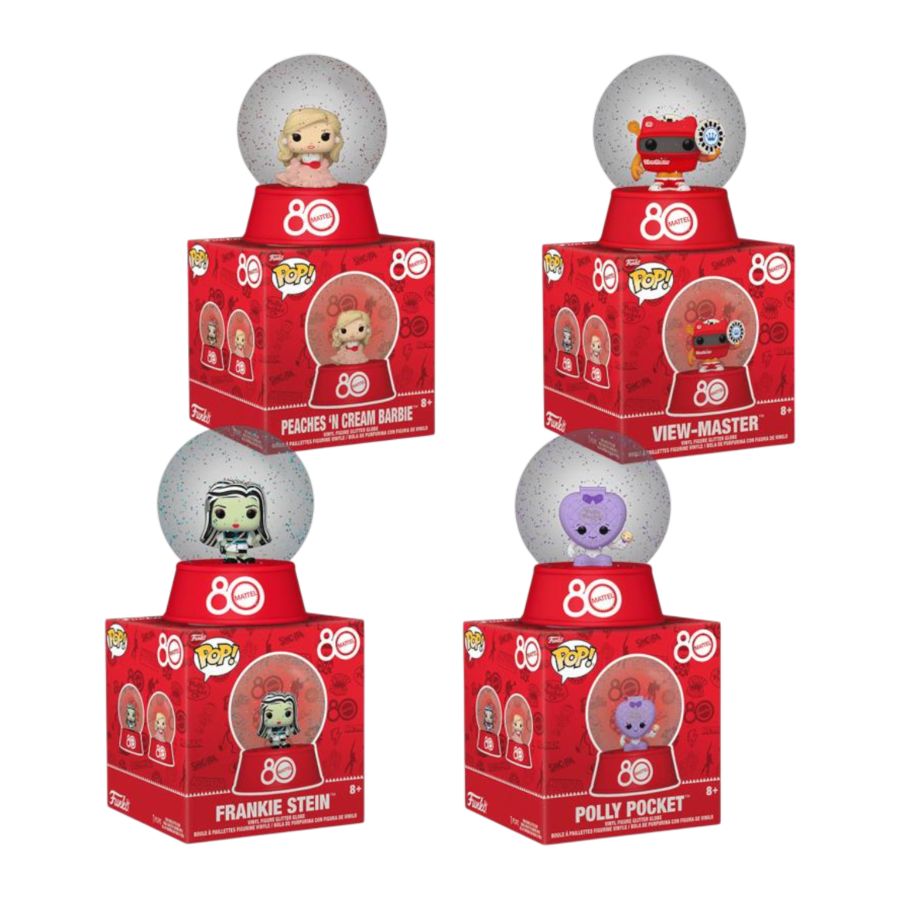Retro Toys - Mini Snow Globes Assortment (Display of 12)