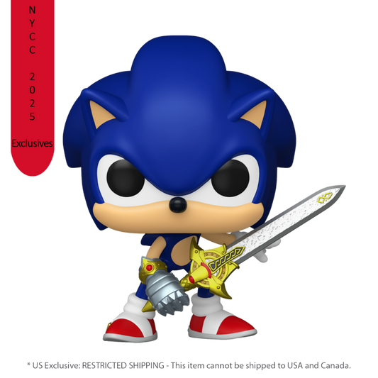 Sonic - Sonic with Caliburn Pop! Vinyl 2025 NYCC Exclusive