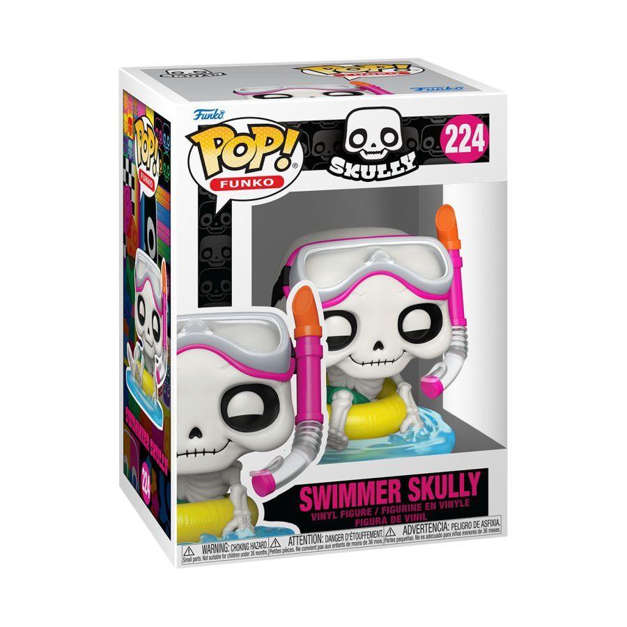 Skeleton Summer - Swimmer Skully Pop! Vinyl