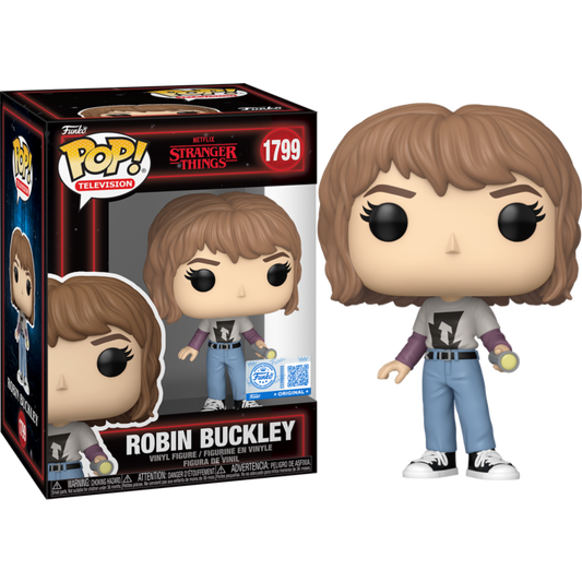 Stranger Things - Robin Buckley (with Flashlight) US Exclusive Pop!