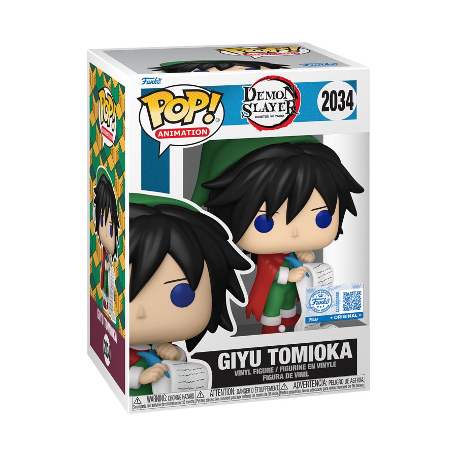 Demon Slayer - Giyu Tomioka (Holiday) US Exclusive Pop! Vinyl