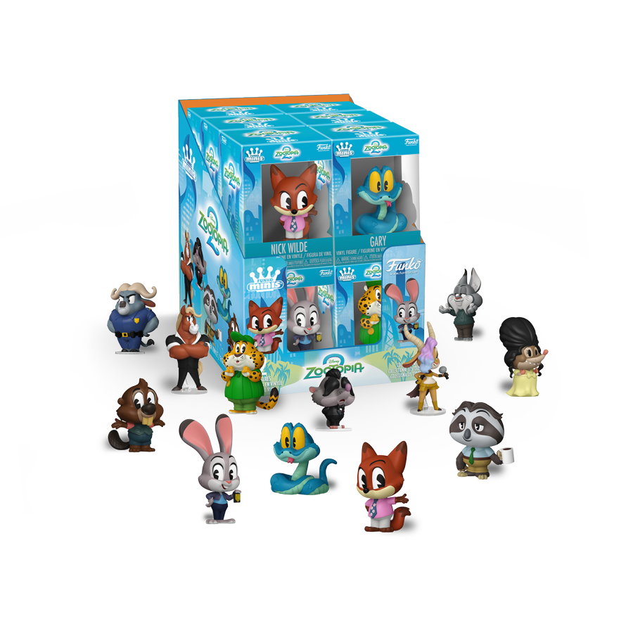 Zootopia 2 - Mini Vinyl Figures Assortment (Display of 12)