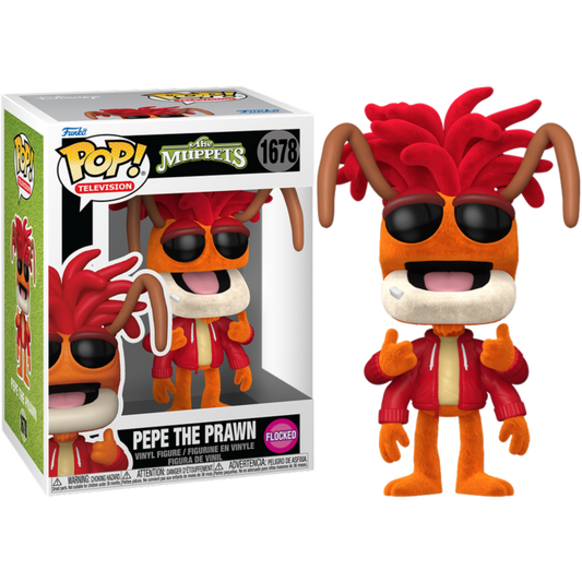 Muppets - Pepe the Prawn (Flocked) Pop! Vinyl