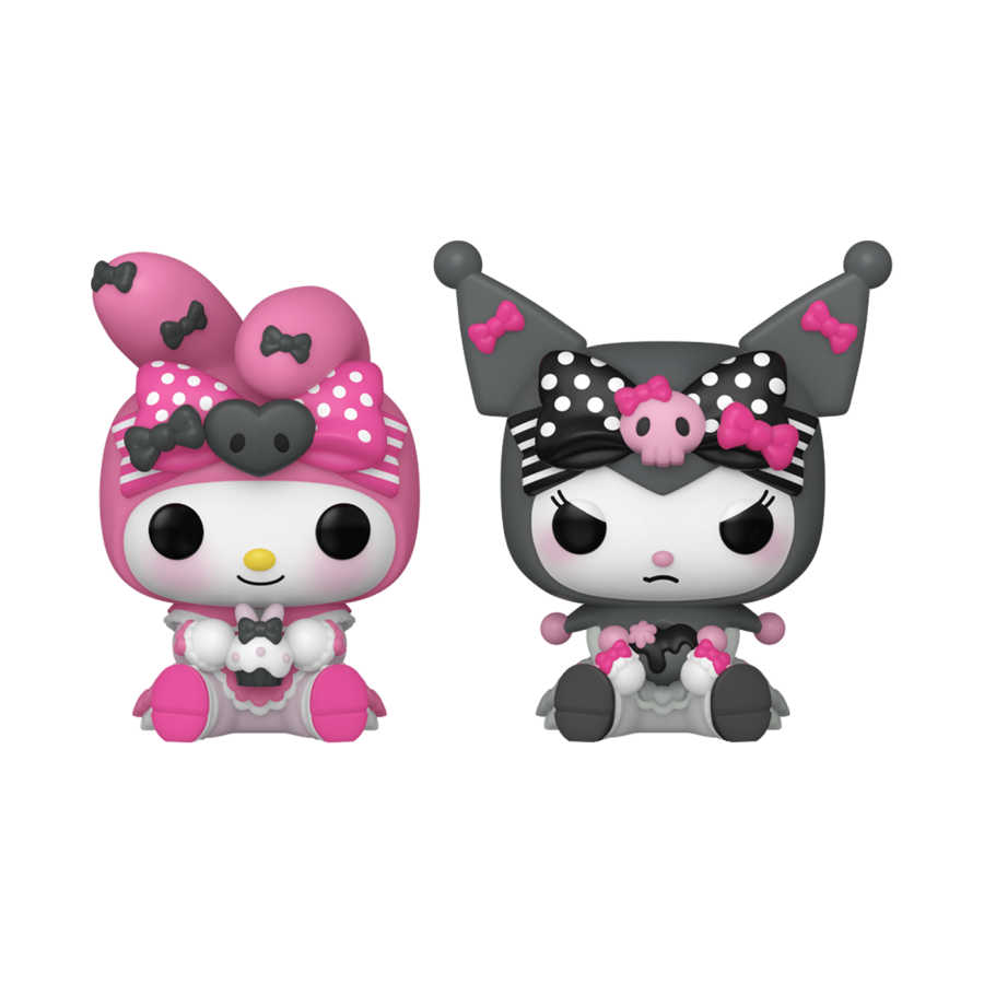 Hello Kitty - My Melody & Kuromi (Kuromi 20th Anniversary) Pocket Pop! 2-Pack