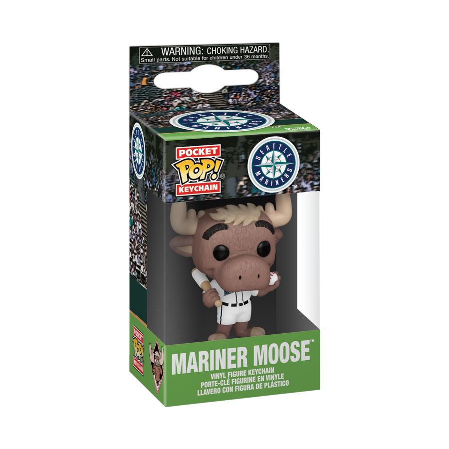 MLB: Mascots - Seattle Mariner Moose Pop! Vinyl Keychain
