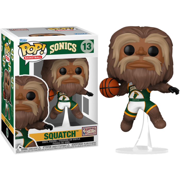 NBA: Mascots - Seattle Sasquatch Pop! Vinyl