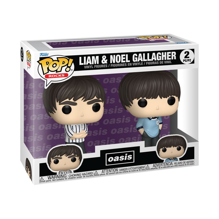 Oasis - Liam & Noel Gallagher Pop! Vinyl 2 PackK