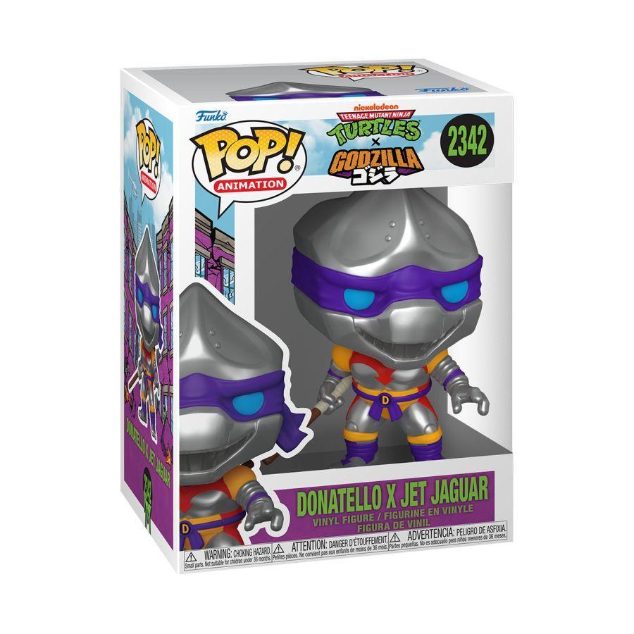 Teenage Mutant Ninja Turtles X Godzilla - Donatello X Jet Jaguar Pop! Vinyl