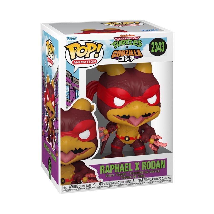Teenage Mutant Ninja Turtles X Godzilla - Raphael X Rodan Pop! Vinyl
