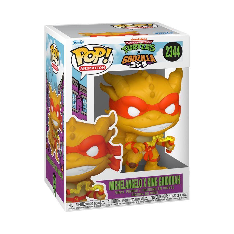 Teenage Mutant Ninja Turtles X Godzilla - Michelangelo X Ghidorah Pop! Vinyl