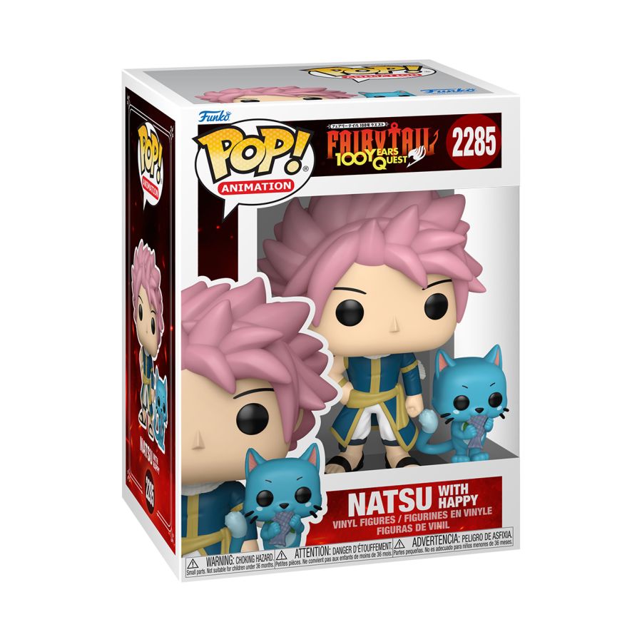 Fairy Tail: 100 Year Quest - Natsu & Happy Pop! Vinyl