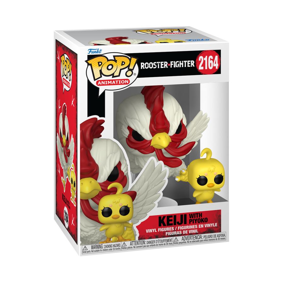 Rooster Fighter - Keiji with Piyoko Pop! Vinyl