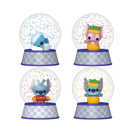 Lilo & Stitch - Mini Glitter Snow Globes Assortment (Display of 12)