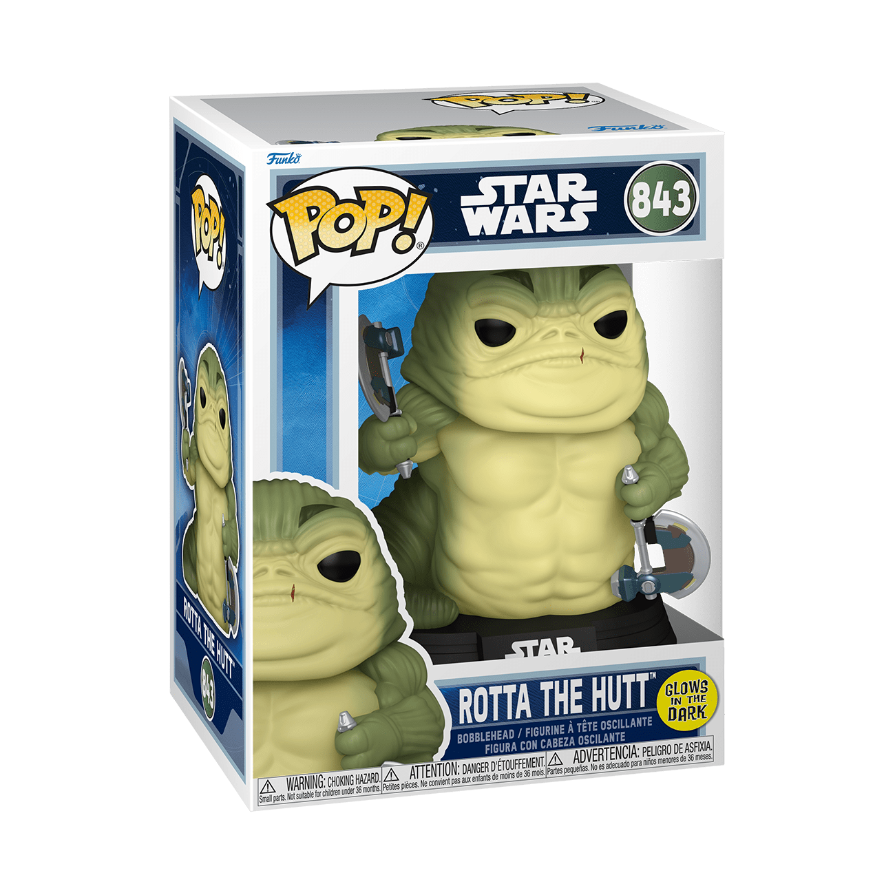 The Mandalorian & Grogu (2026) - Rotta the Hutt Glow Pop! Vinyl