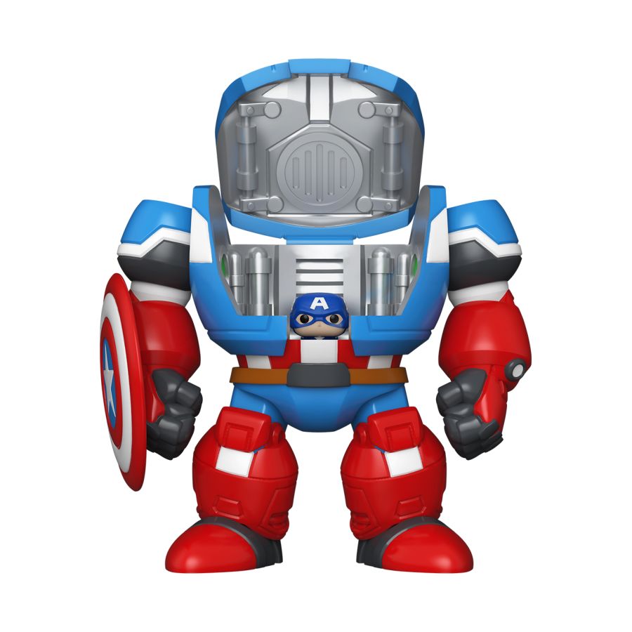 What If - Captain America w/Mech Bitty Pop! Bot