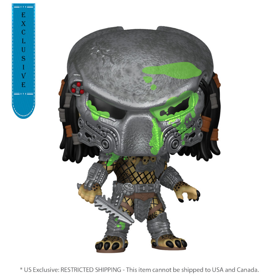 Alien Vs Predator: Requiem - Bull Predator (Battle Damaged) US Exclusive Glow Pop! Vinyl