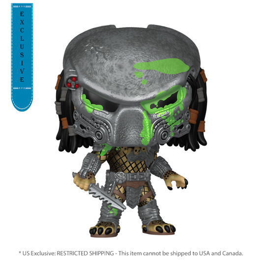 Alien Vs Predator: Requiem - Bull Predator (Battle Damaged) US Exclusive Glow Pop! Vinyl