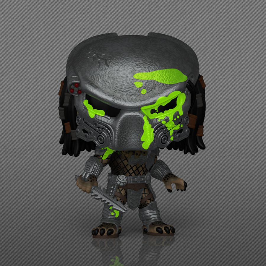 Alien Vs Predator: Requiem - Bull Predator (Battle Damaged) US Exclusive Glow Pop! Vinyl