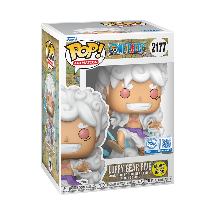 One Piece - Luffy Gear 5 US Exclusive Glow Pop! Vinyl