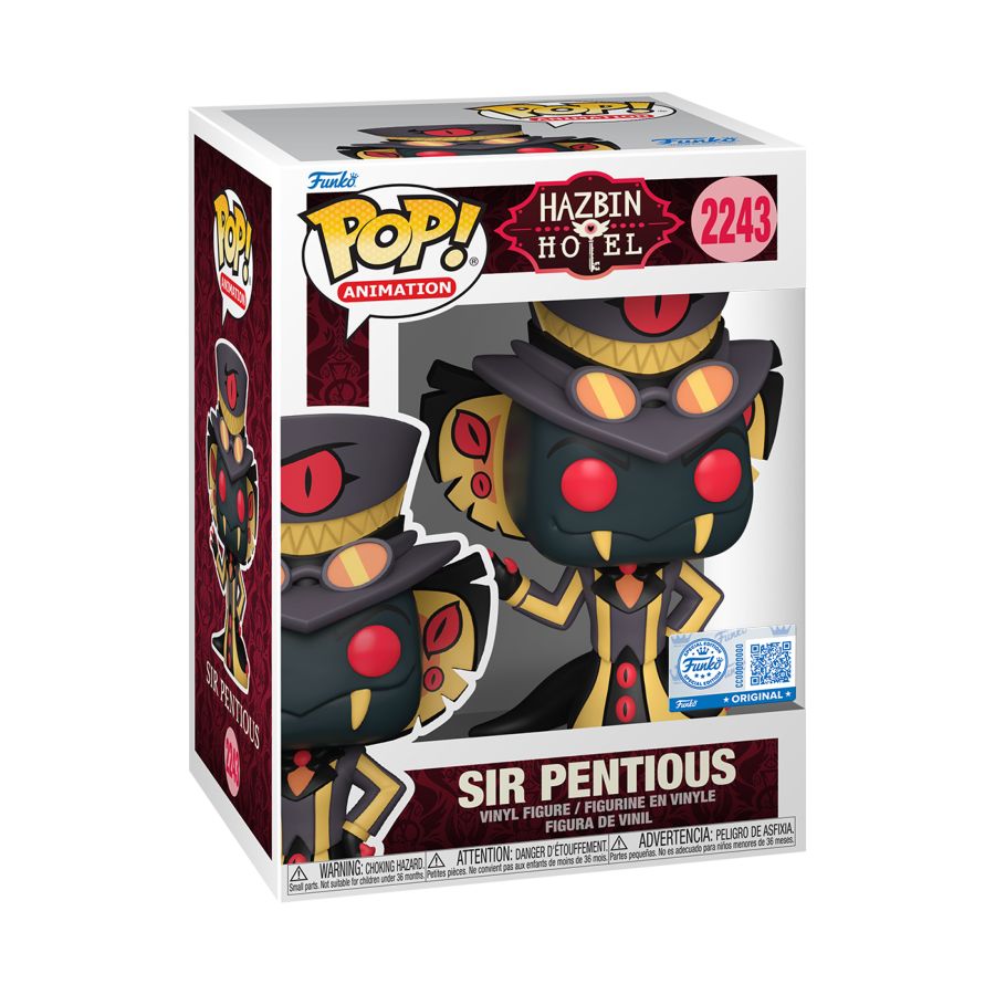 Hazbin Hotel - Sir Pentious US Exclusive Pop! Vinyl!