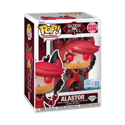 Hazbin Hotel - Alastor US Exclusive Diamond Glitter Pop! Vinyl